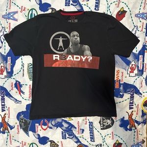 Vintage Converse Dwayne Wade R3ADY? Graphic Heavy T Shirt